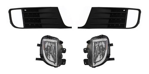 Par Faros Aux C/rejillas Jetta A6 Gli 2010 2011 2012 2013 Ms