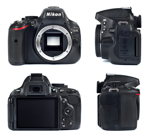 Imagem 9 de 10 de Câmera Digital Nikon D5100 Dslr Com Lente Af-p Dx 18-55mm Vr