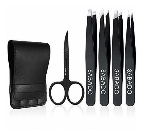 Tweezers Set 5-pieza - Pinzas De Acero Inoxidable R5qzt