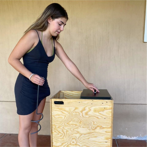Compostera Yocompost École 120 L Madera + Curso Compostaje