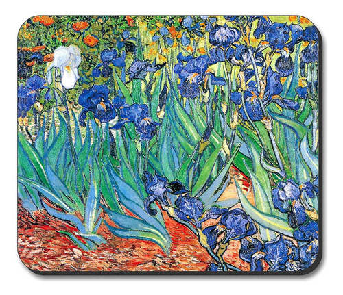 Art Plate - Alfombrilla De Raton Para Van Gogh Irises