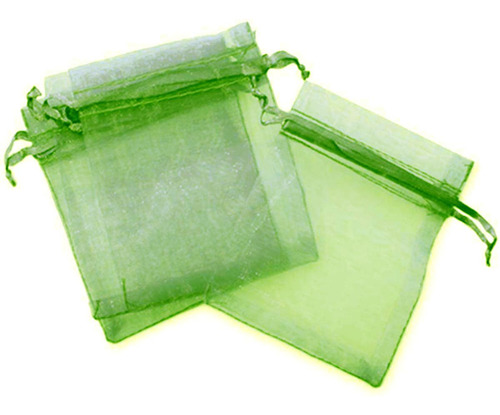 Bolsas De Pequeños, Mxpnl-009, 25 Pzas, Tela, Verde Color Verde claro PouchyLemon