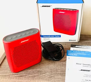 Bose Color Soundlink Na Caixa Com Todos Acessórios Originais