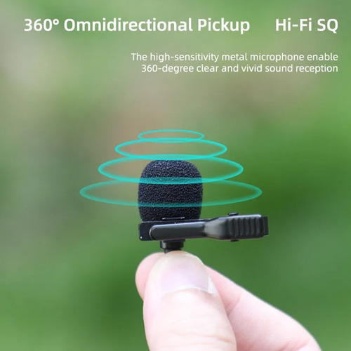 Microfones Microfone Lavalier Clip-on Microphone Action