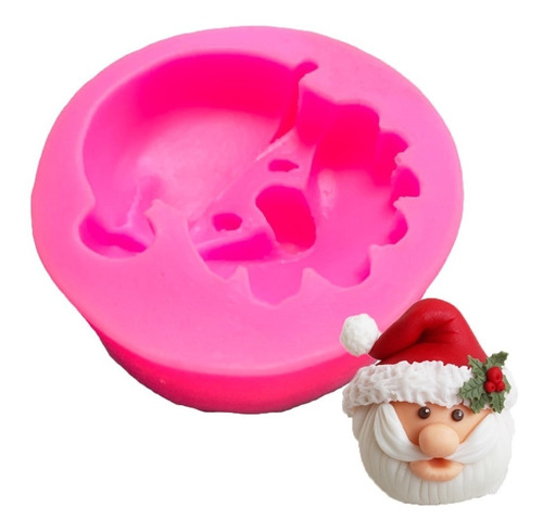 Molde De Silicona Molde Santa Molde Fondant Santa Cara