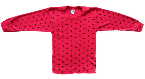 Imagen 2 de 7 de Playera Manga Larga 6 Piezas Talla 4-6 Años 100% Algodón Cf