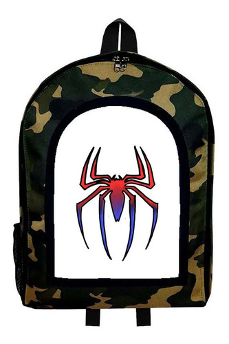 Mochila Camuflada Spiderman Mod Aar79