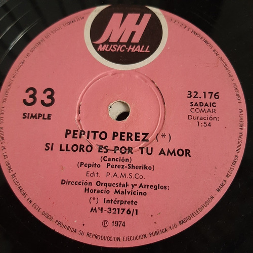 Simple Pepito Perez Music Hall C18