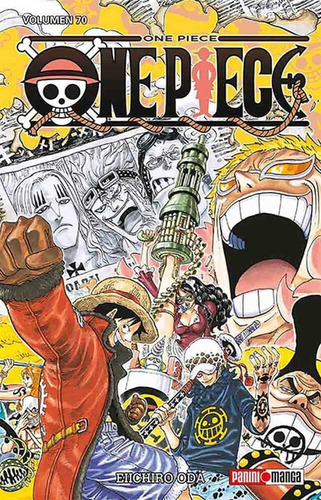 Panini Manga One Piece N.70, de Eiichiro Oda. Serie ONE PIECE, vol. 70. Editorial Panini, tapa blanda en español, 2021