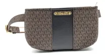 Comprar Cangurera Michael Kors Original Monograma Riñonera Café Muje