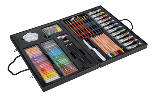 Estuche De Arte Dibujo Pintura Caballete Daler Rowney 150 Pz