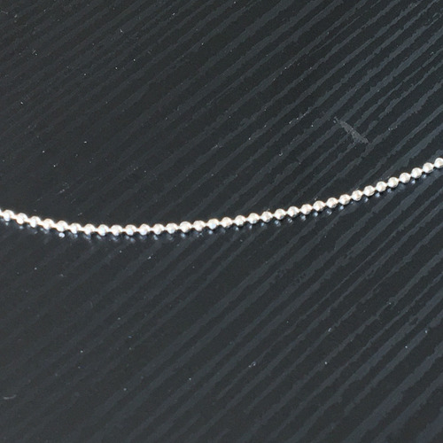 Imagen 4 de 10 de Cadena De Plata 925 Bolita Diamantada 45 Cm Agálea Joyería