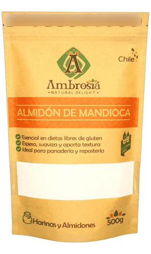 Ambrosia Almidón De Mandioca Sin Gluten 500 G