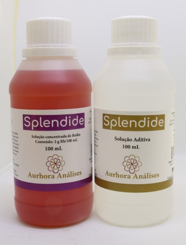 Banho De Ródio Splendide - 100ml (2g) - Aurhora Análises