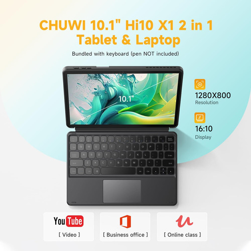 Chuwi Hi10 X1 Windows 11 Tablet 10.1 , Intel N150(hasta 3...