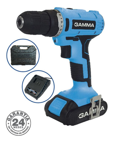 Imagen 2 de 6 de Taladro Atornillador Inalambrico Gamma 21v 1300rpm G12103
