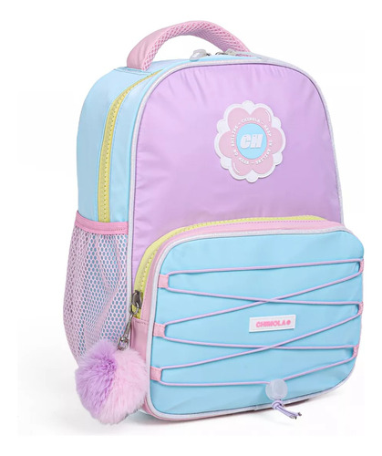  Mochila Espalda 12 Pulgadas Colorblock Girl Chimola Premium