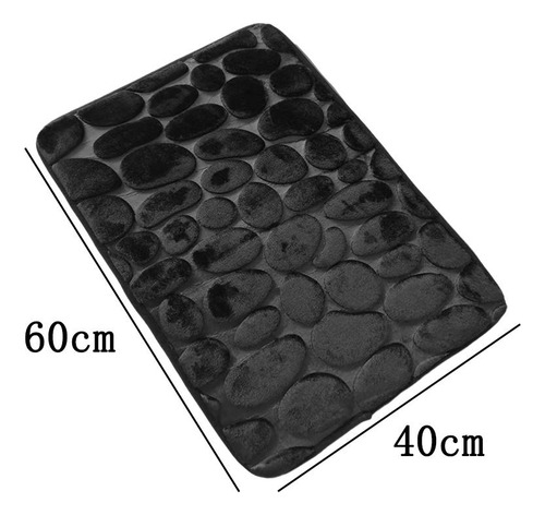 3 Alfombrillas De Baño Con Efecto 3d De Adoquines,