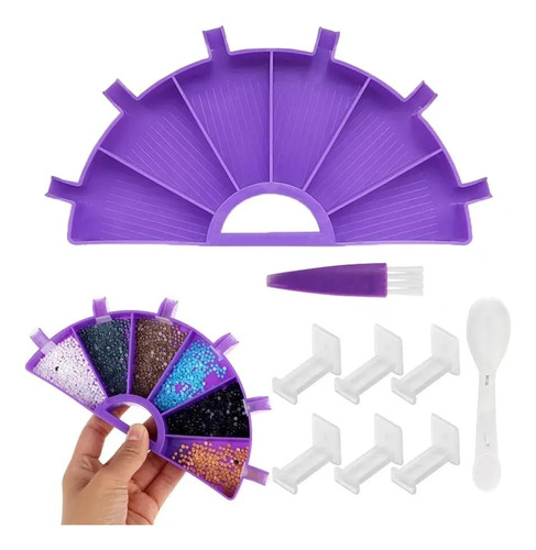 Pack De Fuente, Lápices Y Cera Para Pintura Con Cristales