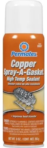 Sellador Permatex De Cobre Alta Temperatura Copper Spray 9oz