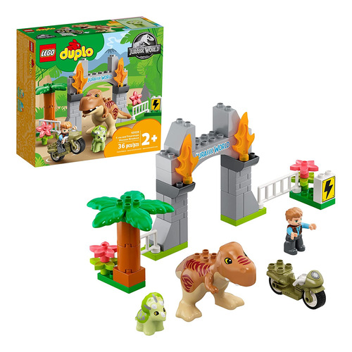 Lego Duplo Jurassic World T Rex Triceratops