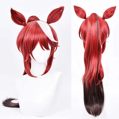 Peluca De Cosplay Anime Tokai Teio Pretty Derby, Pelo Sintét