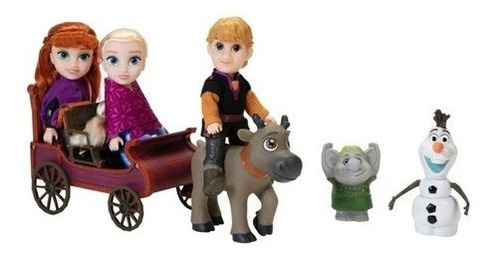 Pequeño Viaje Épico Frozen Set De Muñecos Disney Sku 5190