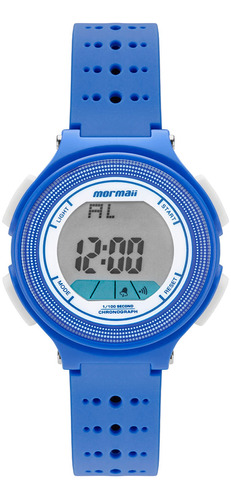 Relógio Mormaii Infantil Azul - Mo0974/8a Cor do fundo Cinza