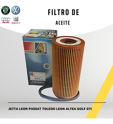 Filtro De Aceite Vw Jetta 2.5 , León, A3 Toledo 2,0 Tfsi