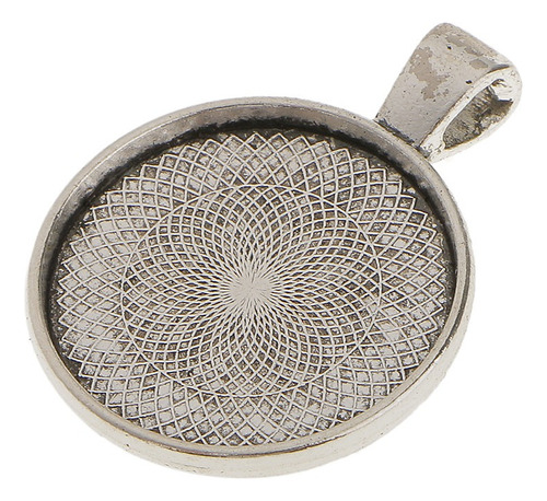 100pcs 25mm Base De Aleación Redonda Ajuste Del Camafeo