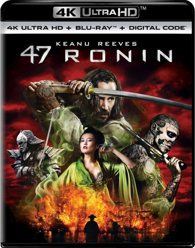 4k Ultra Hd + Blu-ray 47 Ronin / La Leyenda Del Samurai