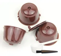 Comprar Capsulas Reutilizables Maquinas Dolce Gusto Café X3 + Regalo
