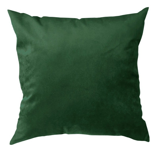 Pack 4 Cojines Velvet Verde 40x40 Cm. Marca Palermo