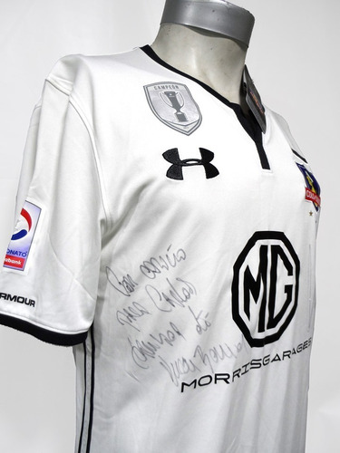 Camiseta Colo Colo 2018 Local Utiería N°33 Barrios Autografo
