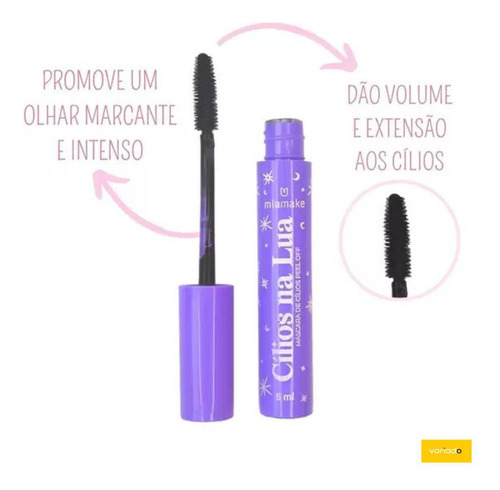 Máscara de pestañas Miamake, máscara negra | Moon Eyelashes Peel Off
