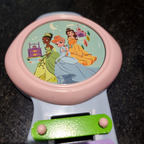 Xilofone Brinquedo Princesas Disney Cinderela Bela Tiana Cor Rosa