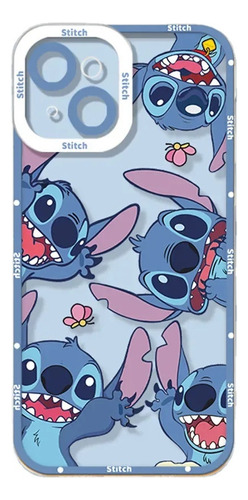 Funda De Teléfono Cartoon Stitch Para iPhone 14 15 12 13 Min