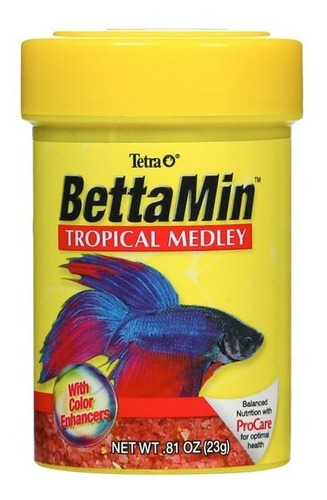 Tetra Bettamin 23gr Escamas Color Nutrición Proteina Polypte