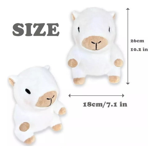 Pelúcia De Capivara Com 9 Peças De Roupa E Acessórios