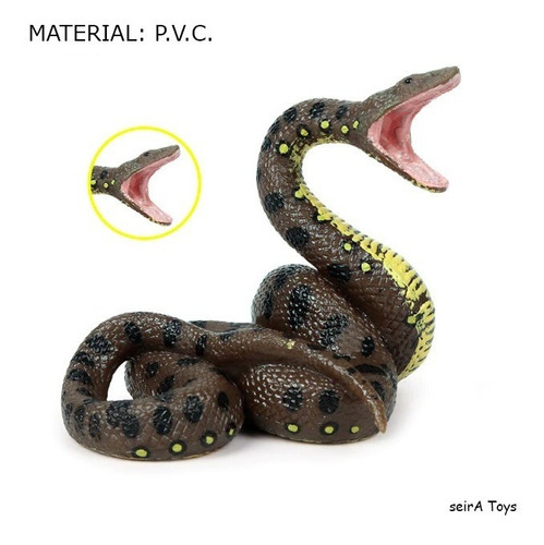 Animales Anaconda. Serpiente.. 8.5 Cms. Estática. Oenux.