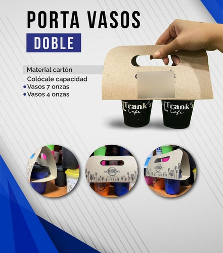 Porta Vasos Doble