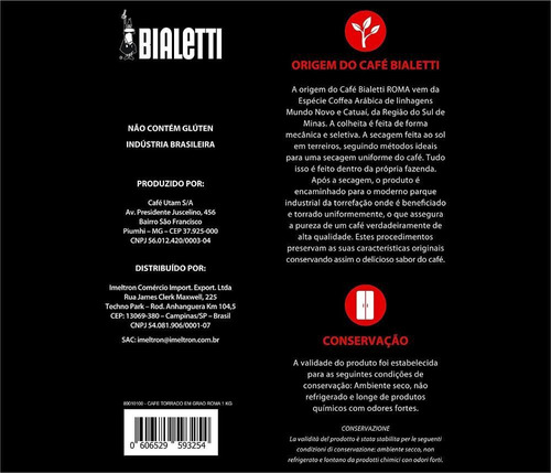 Imagem 3 de 6 de Café Roma - 1000g - Bialetti