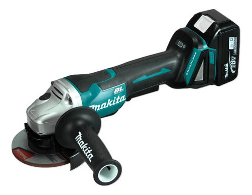 Esmeril Angular Inalámbrico 4 1/2 Dga455rf Makita Carg+bat