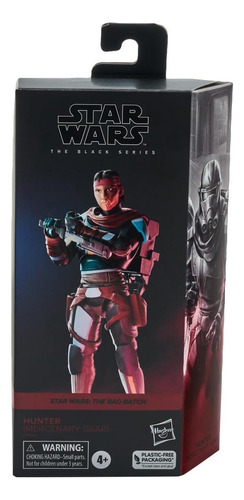 Star Wars The Bad Batch Hunter Mercenary Black Series Hasbro