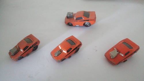 Disney Cars Estornudos Snotrod Naranja  Collector Car Toy