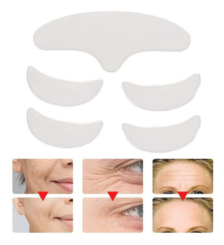 5 Unids Anti Arrugas Parche De Silicona Almohadillas Lifting