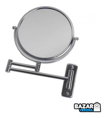 Espejo Maquillaje Barba Con Aumento Extensible Zoom X 5