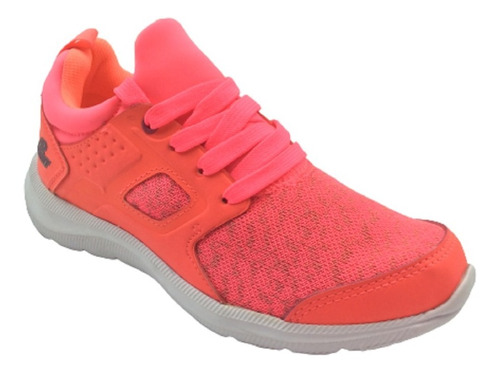 Tenis Court Runner Gym Ultraligeros Transpirable Rosa Neon