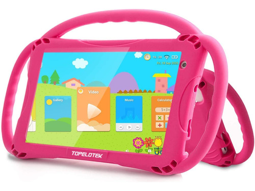 Topelotek Tableta Infantil De 7 Pulgadas Para Ninos, Wifi, A