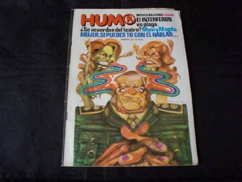 Revista Humor # 39 (07/1980) Tapa Harguindeguy Y El Teatro